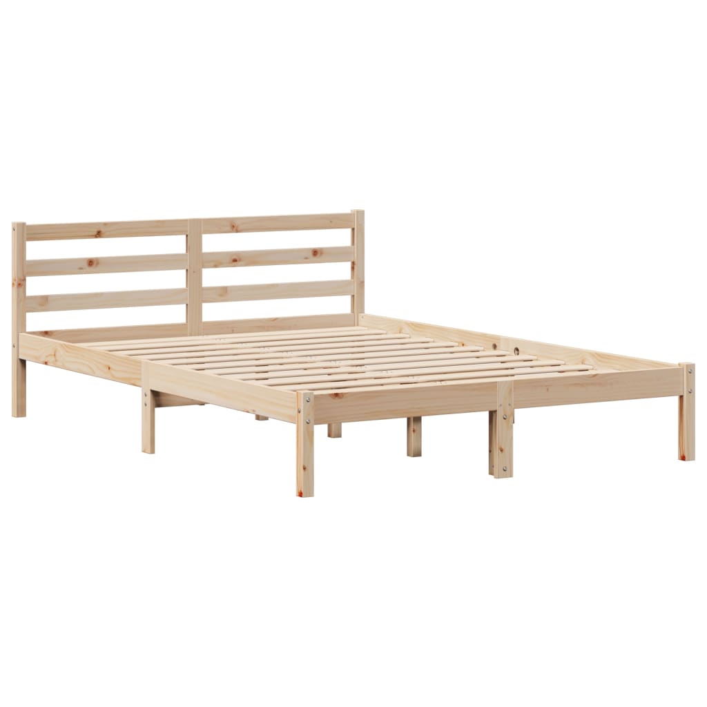 Bed Frame with Headboard without Mattress 140x200 cm